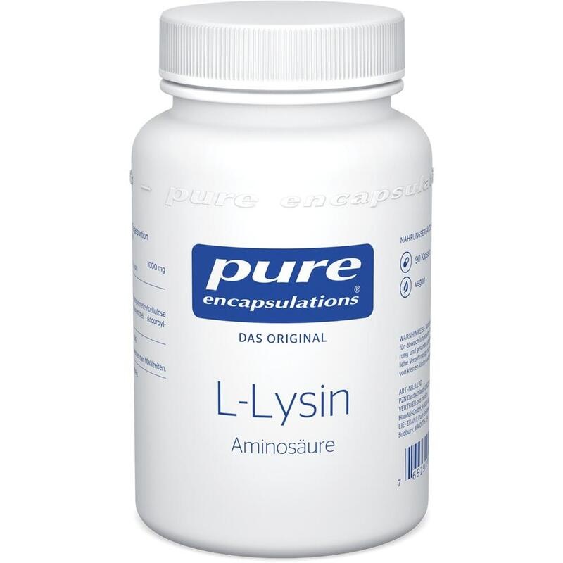 PURE ENCAPSULATIONS L-Lysin Kapseln