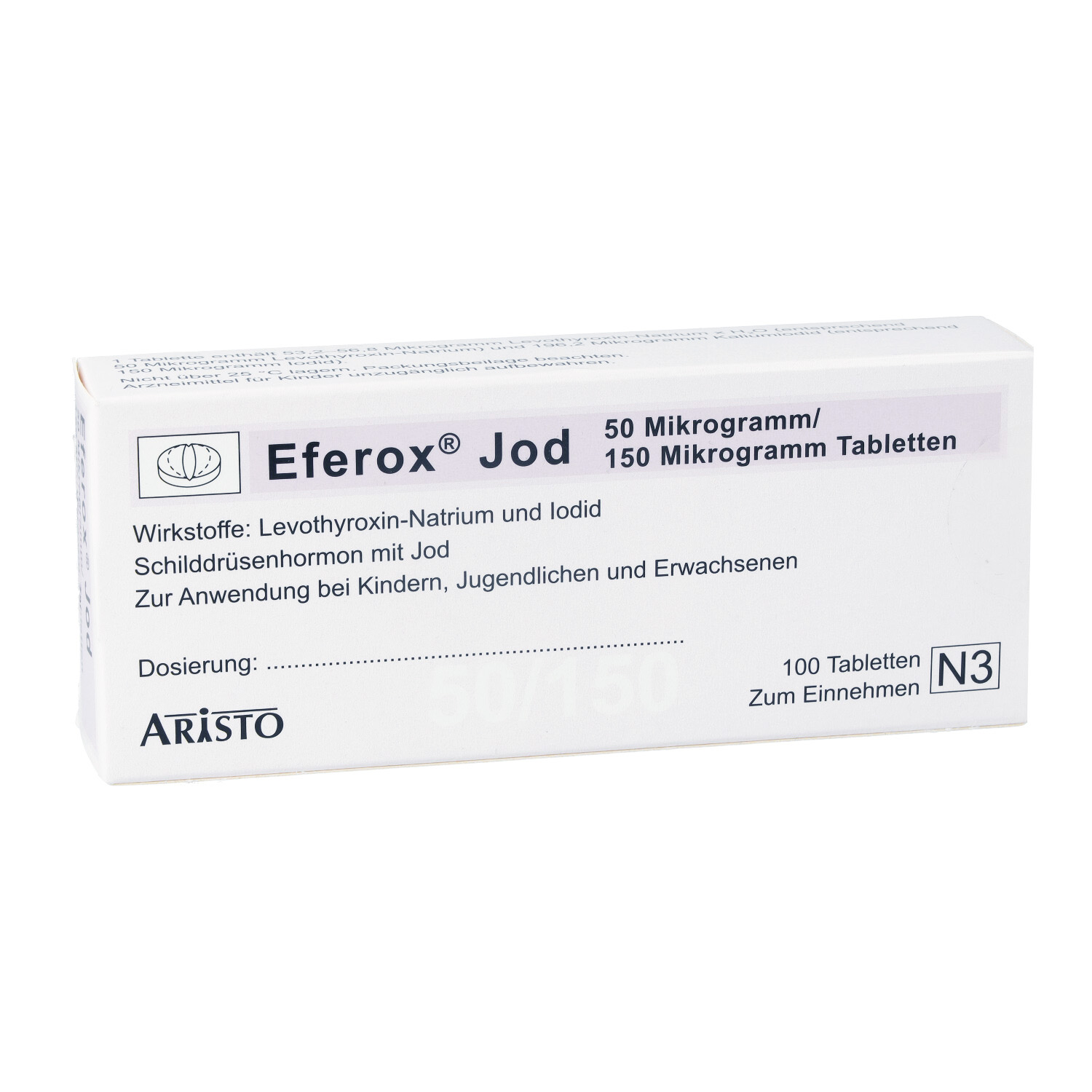 EFEROX Jod 50 μg/150 μg Tabletten
