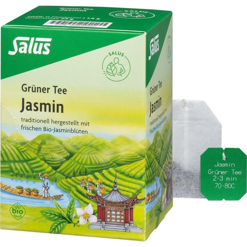 GRÜNER TEE Jasmin Bio Salus Filterbeutel