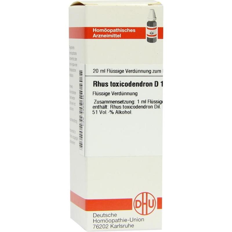 RHUS TOXICODENDRON D 10 Dilution