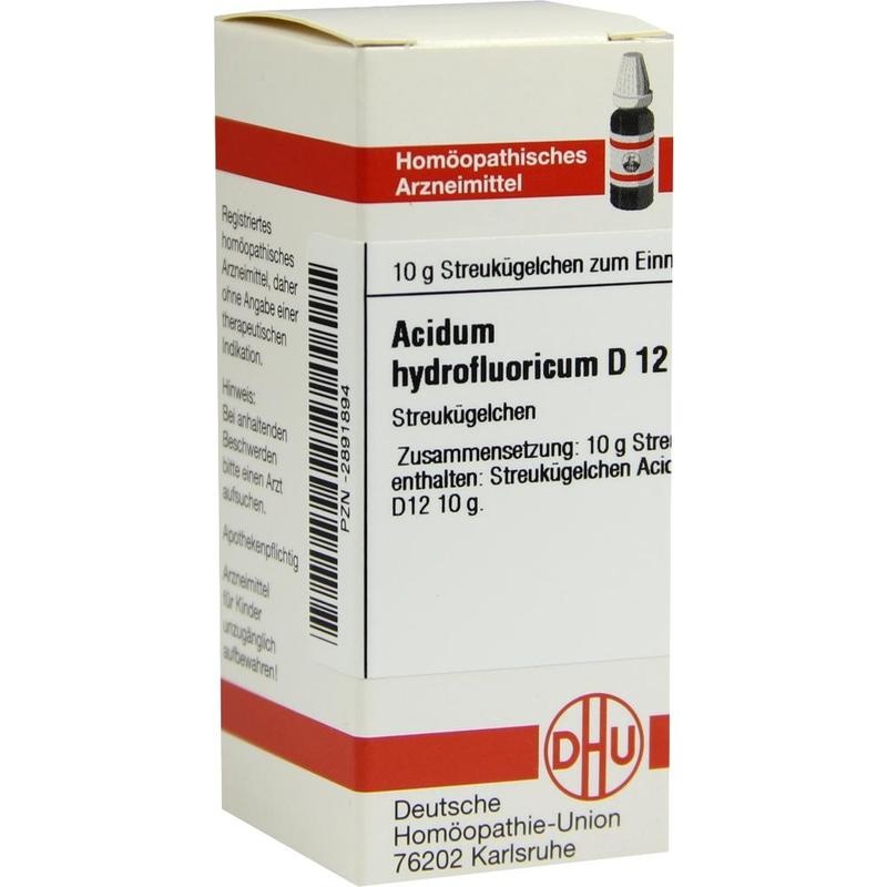 ACIDUM HYDROFLUORICUM D 12 Globuli