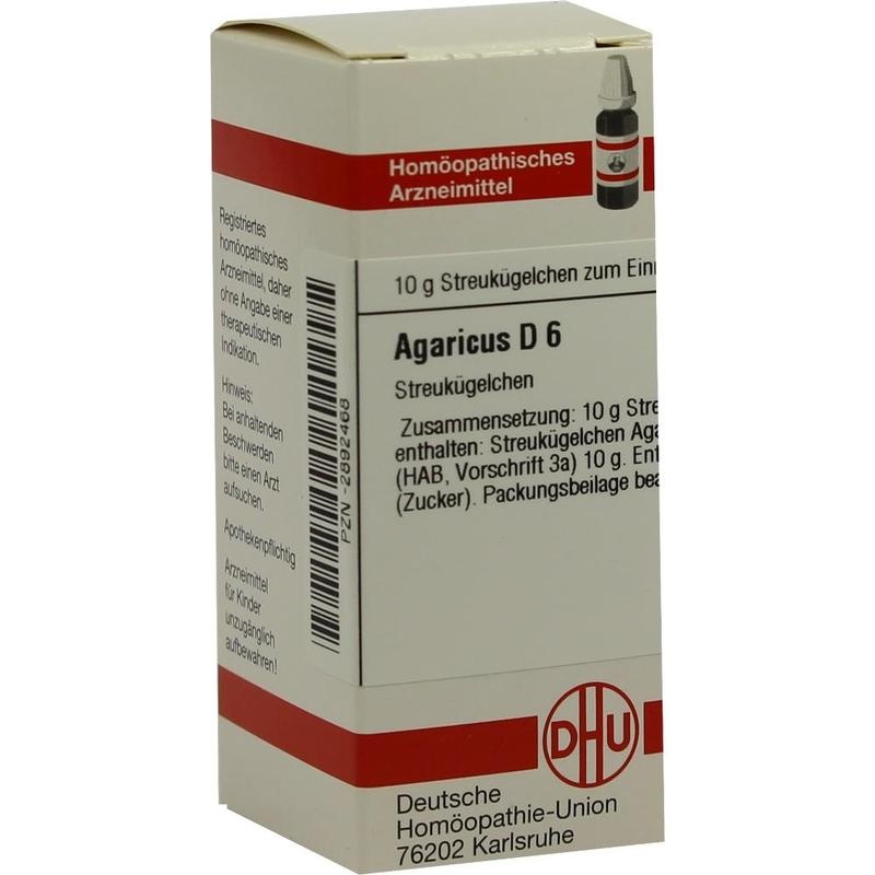 AGARICUS D 6 Globuli