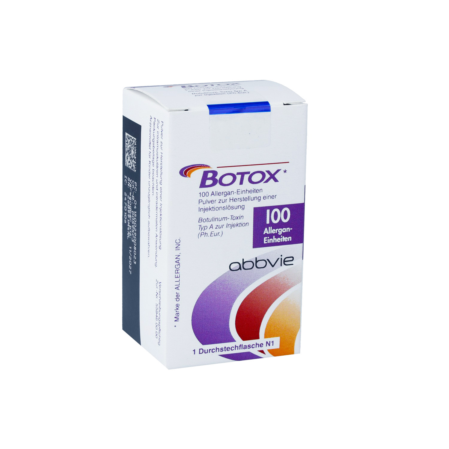 BOTOX 100 Allergan-Einheiten Plv.z.Her.e.Inj.-Lsg.