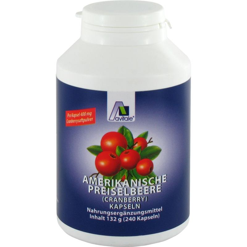 PREISELBEERE amerikanisch 400 mg Kapseln