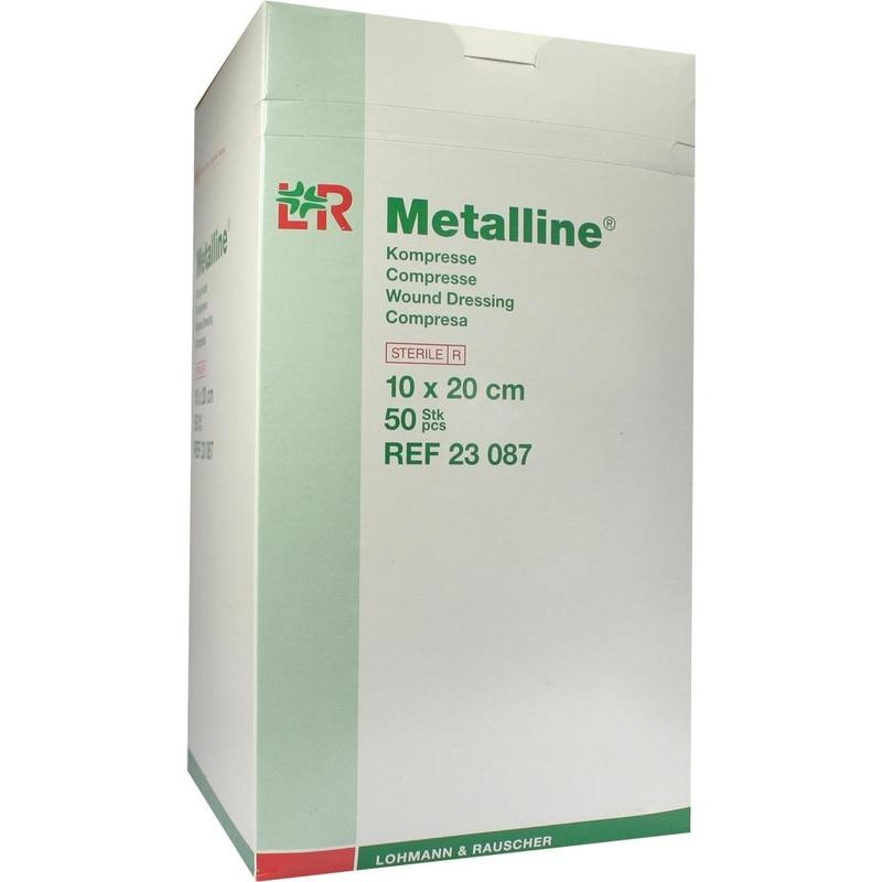 METALLINE Kompressen 10x20 cm steril