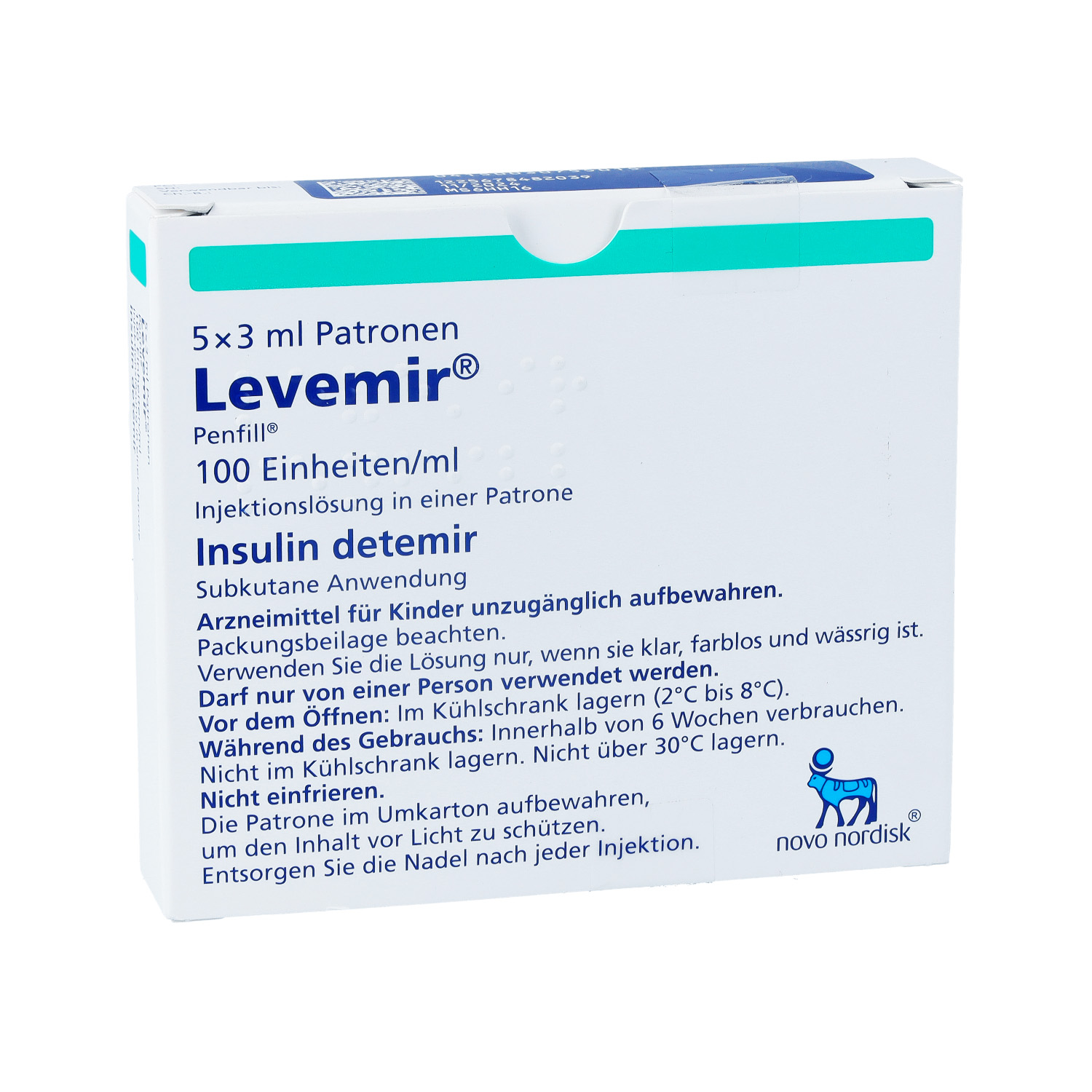 LEVEMIR Penfill 100 Einheiten/ml Inj.-L.Zyl.-Amp.