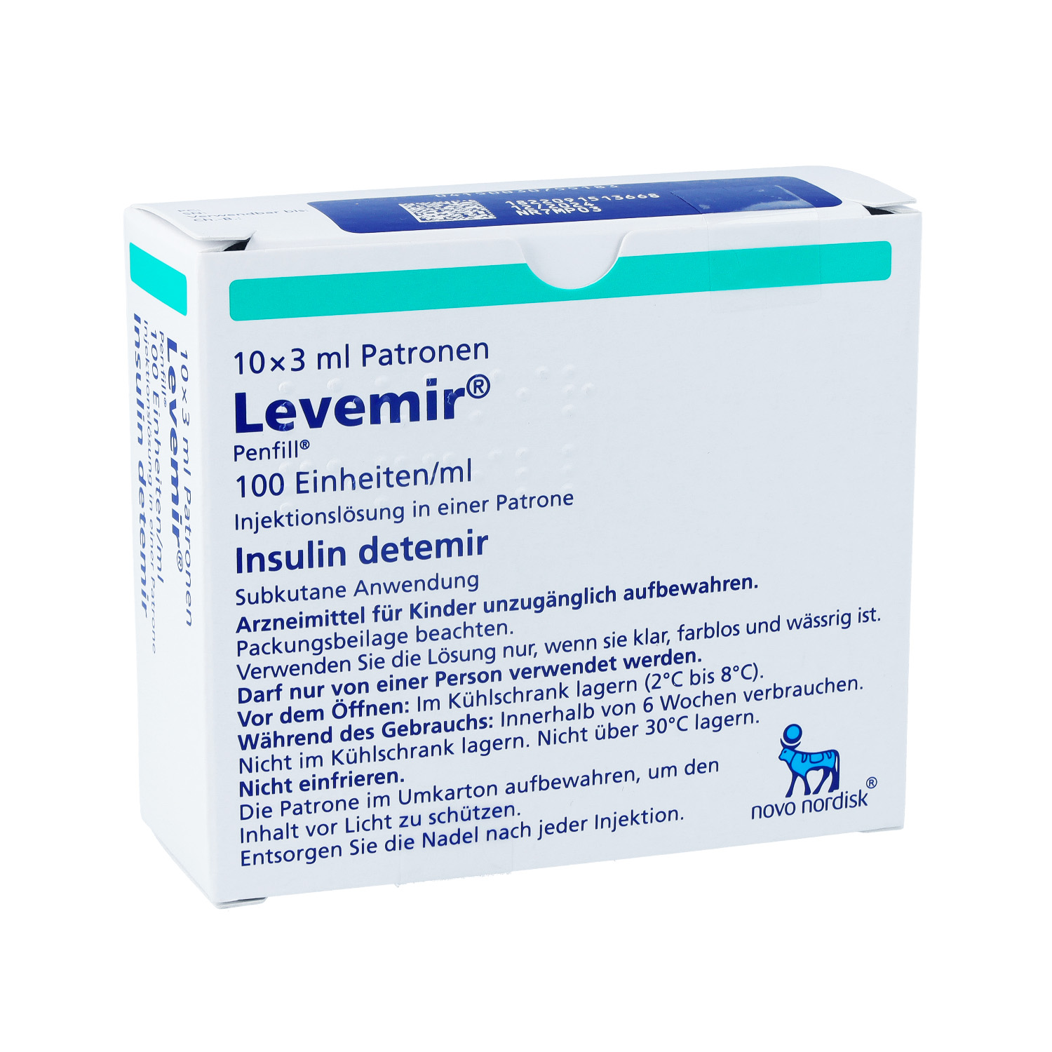 LEVEMIR Penfill 100 Einheiten/ml Inj.-L.Zyl.-Amp.