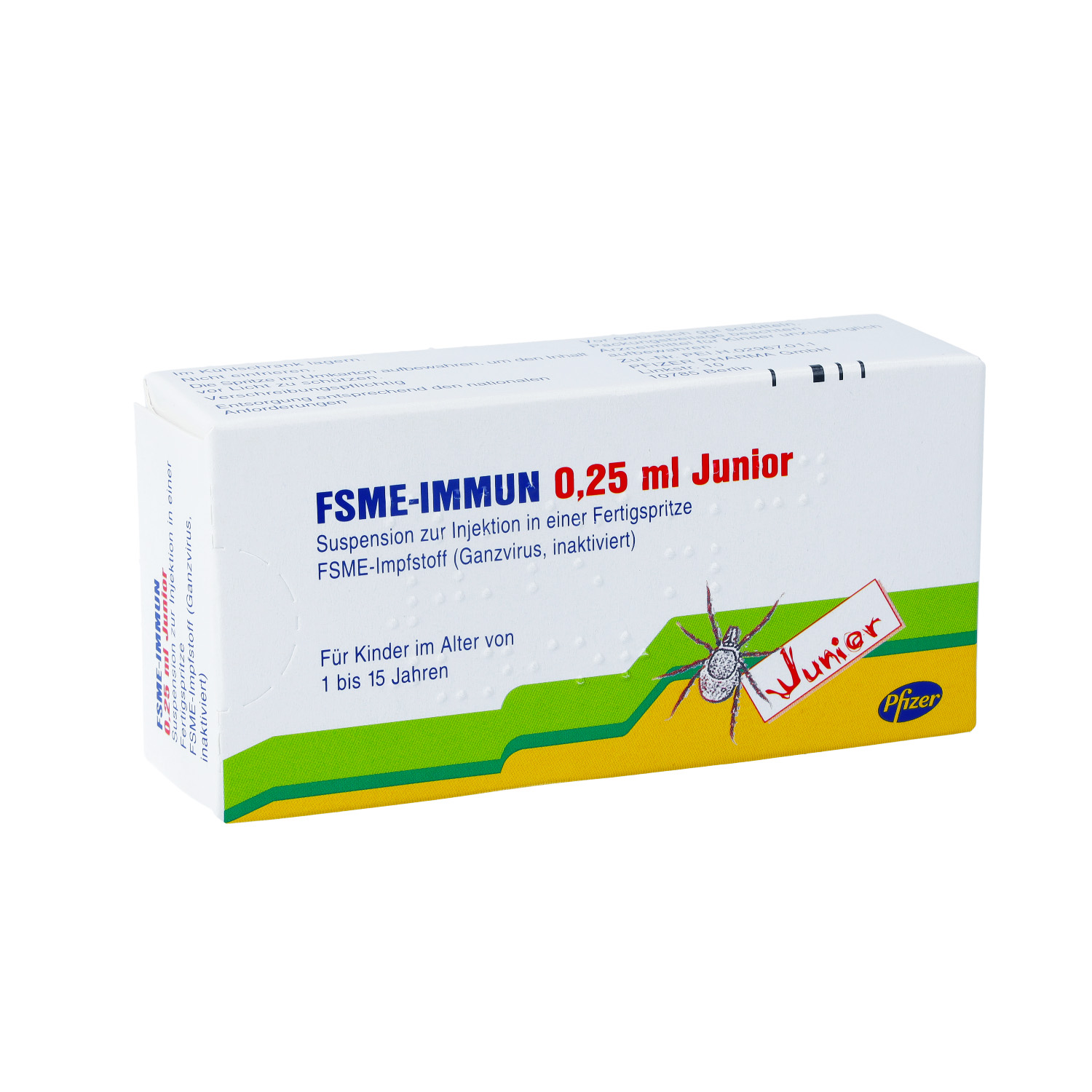 FSME-IMMUN 0,25 ml Junior Injek.Sus.i.e.FS.o.Kan.