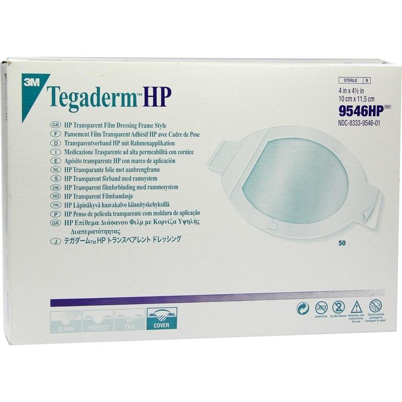 TEGADERM Transparentverband 10x11,5 cm oval 9546HP