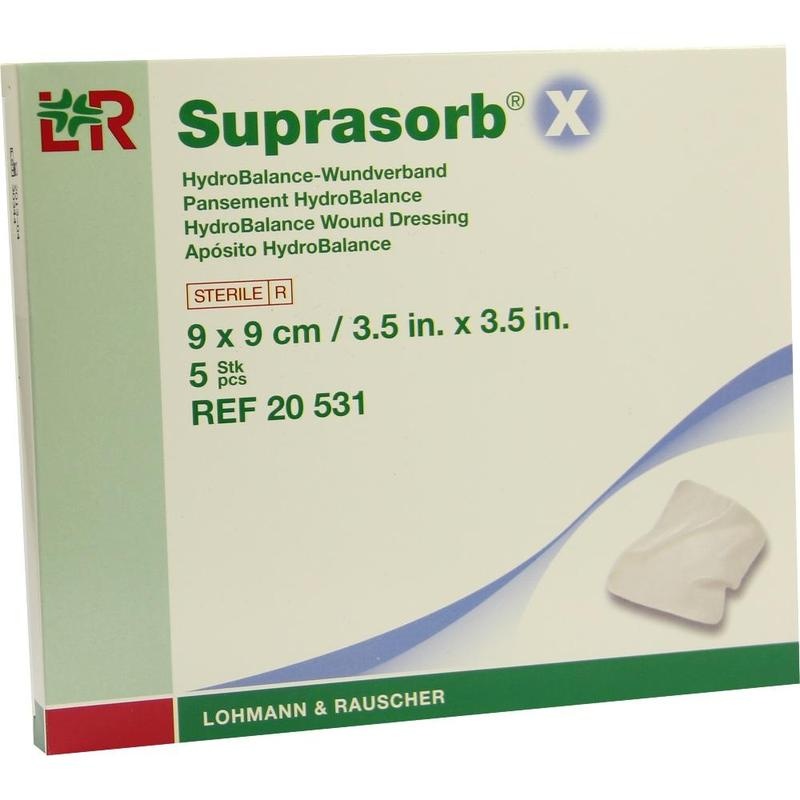 SUPRASORB X HydroBalance Wundverb.9x9 cm
