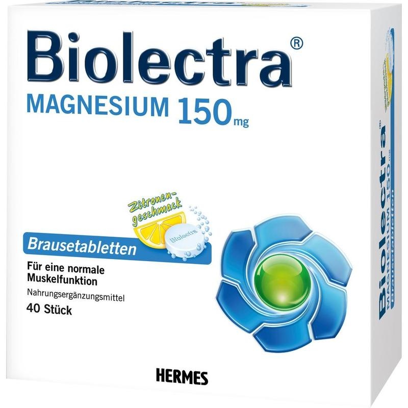 BIOLECTRA Magnesium 150 mg Zitrone Brausetabletten