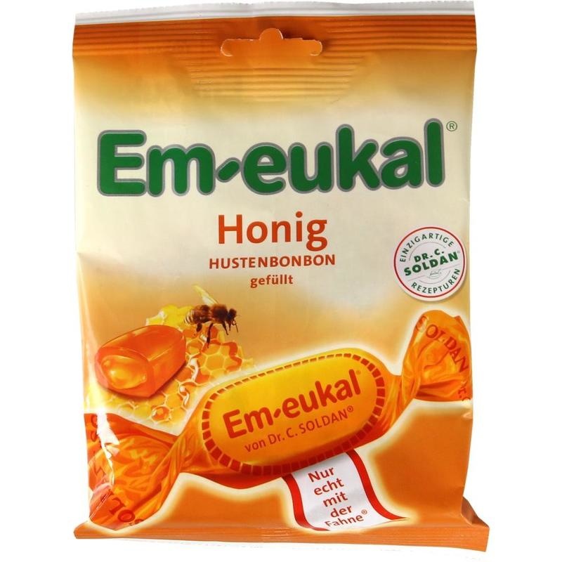 EM-EUKAL Bonbons Honig gefüllt zuckerhaltig