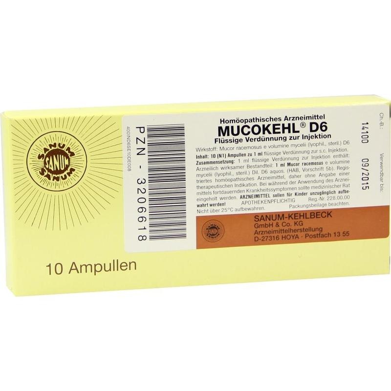 MUCOKEHL D 6 Ampullen