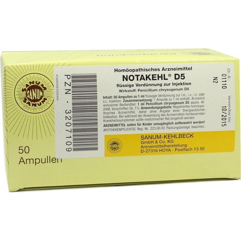 NOTAKEHL D 5 Ampullen