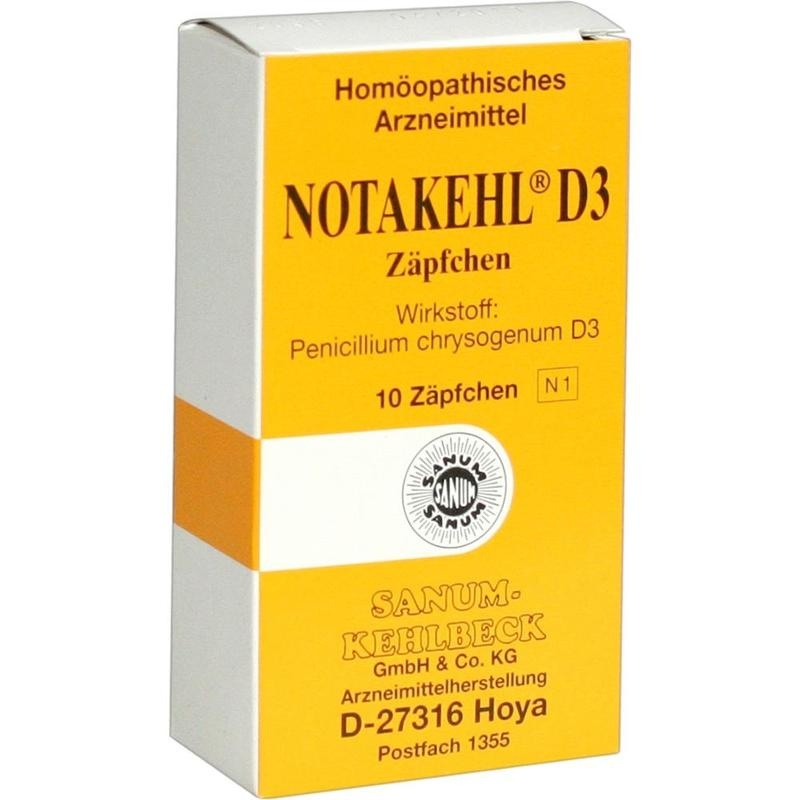 NOTAKEHL D 3 Zäpfchen