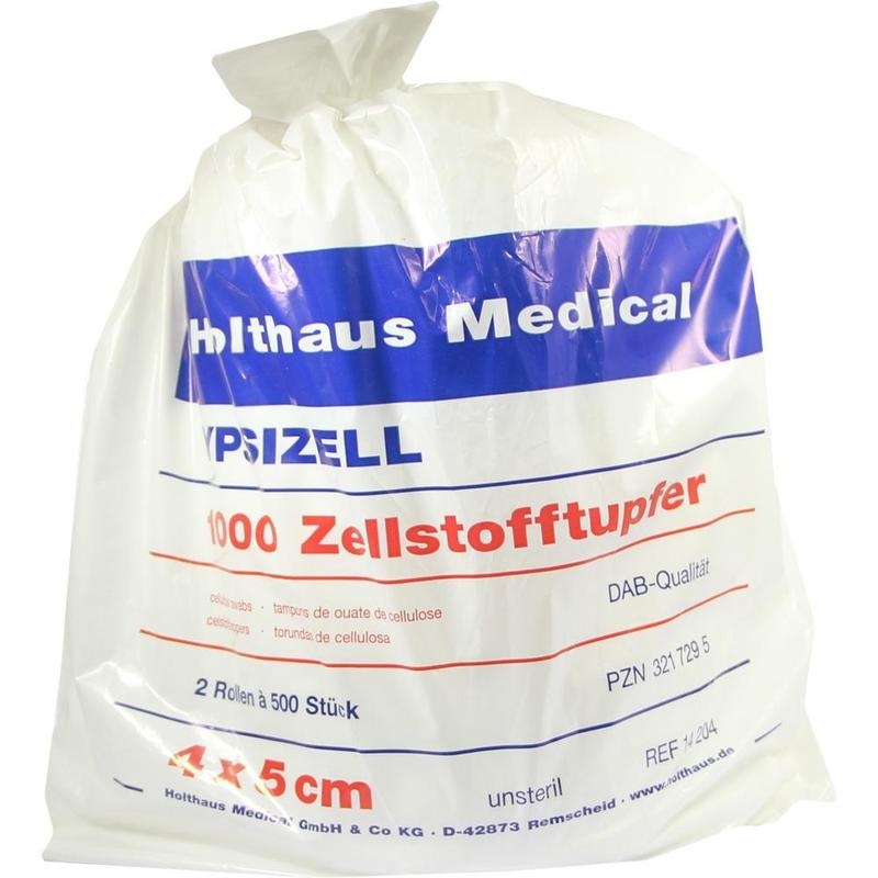 ZELLSTOFFTUPFER YPSIZELL 4x5 cm