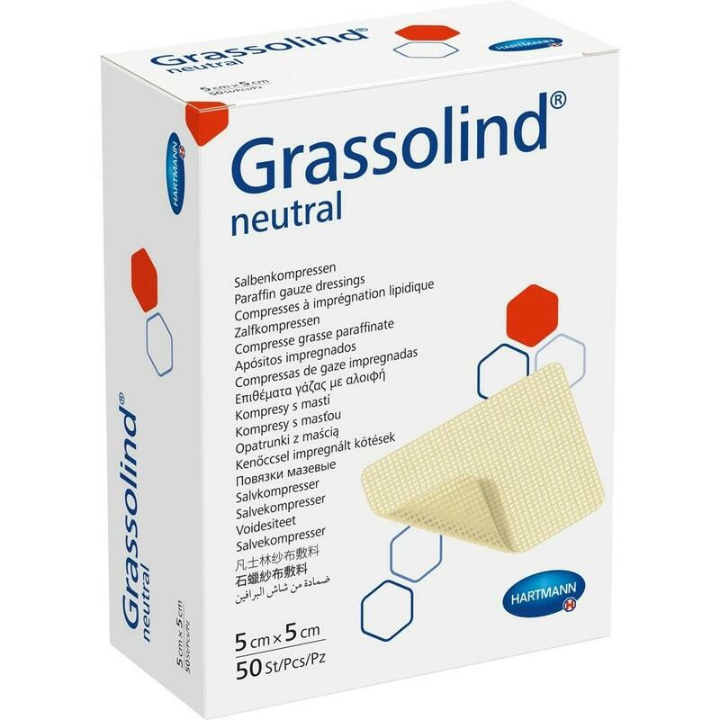 GRASSOLIND Salbenkompressen 5x5 cm steril