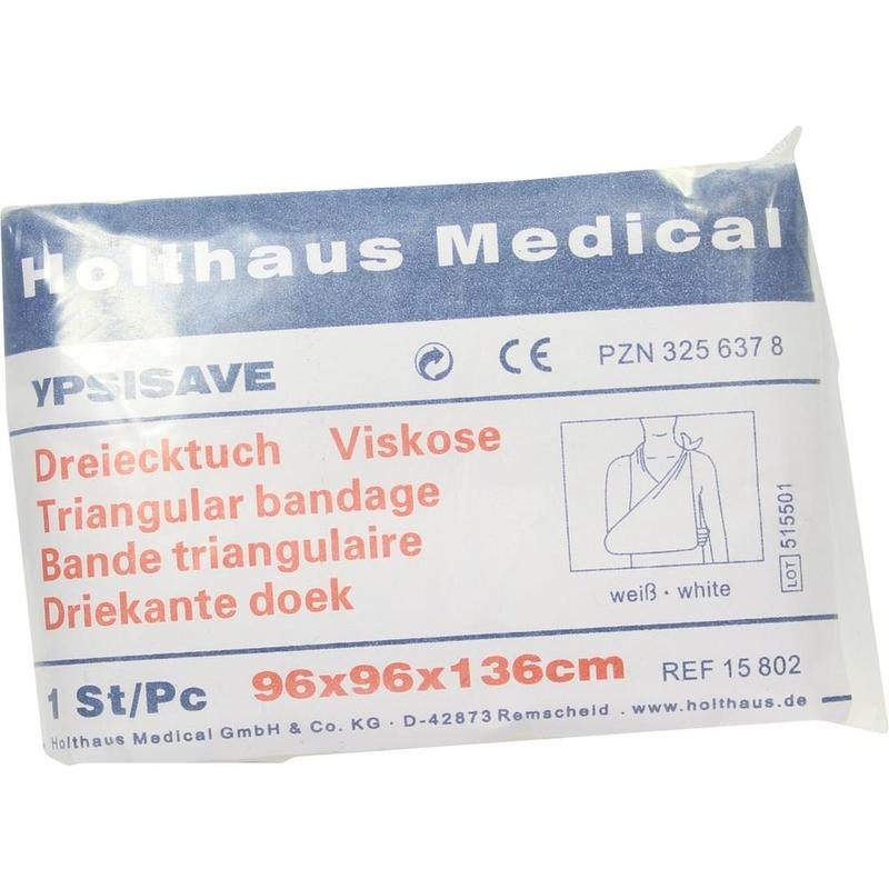DREIECKTUCH YPSISAVE 96x96x136 cm weiß