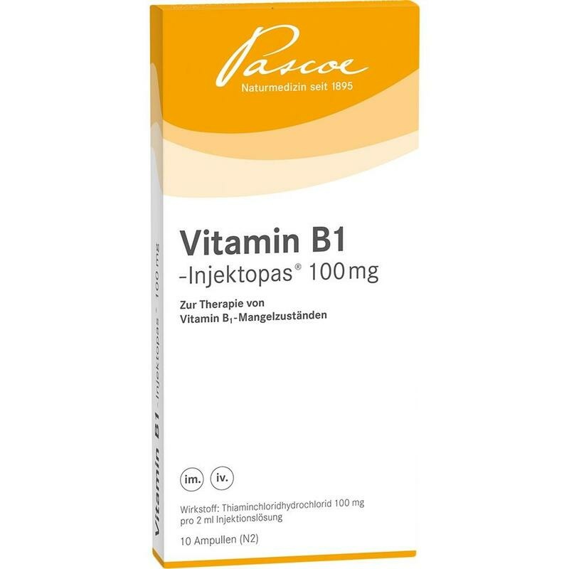 VITAMIN B1 INJEKTOPAS 100 mg Injektionslösung