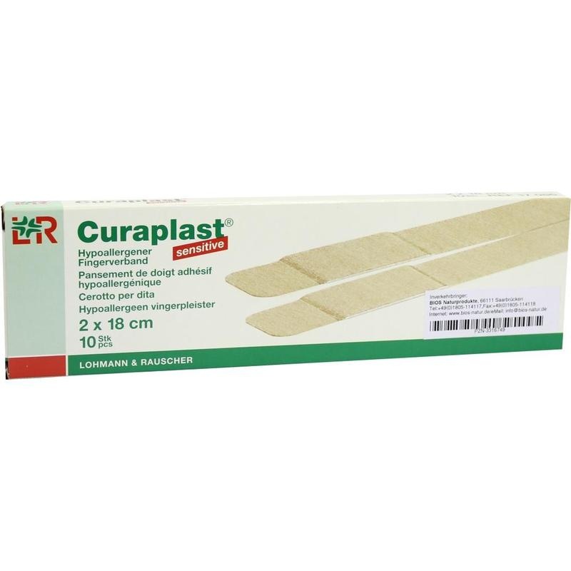 CURAPLAST Fingerverb.sensitiv 2x18 cm