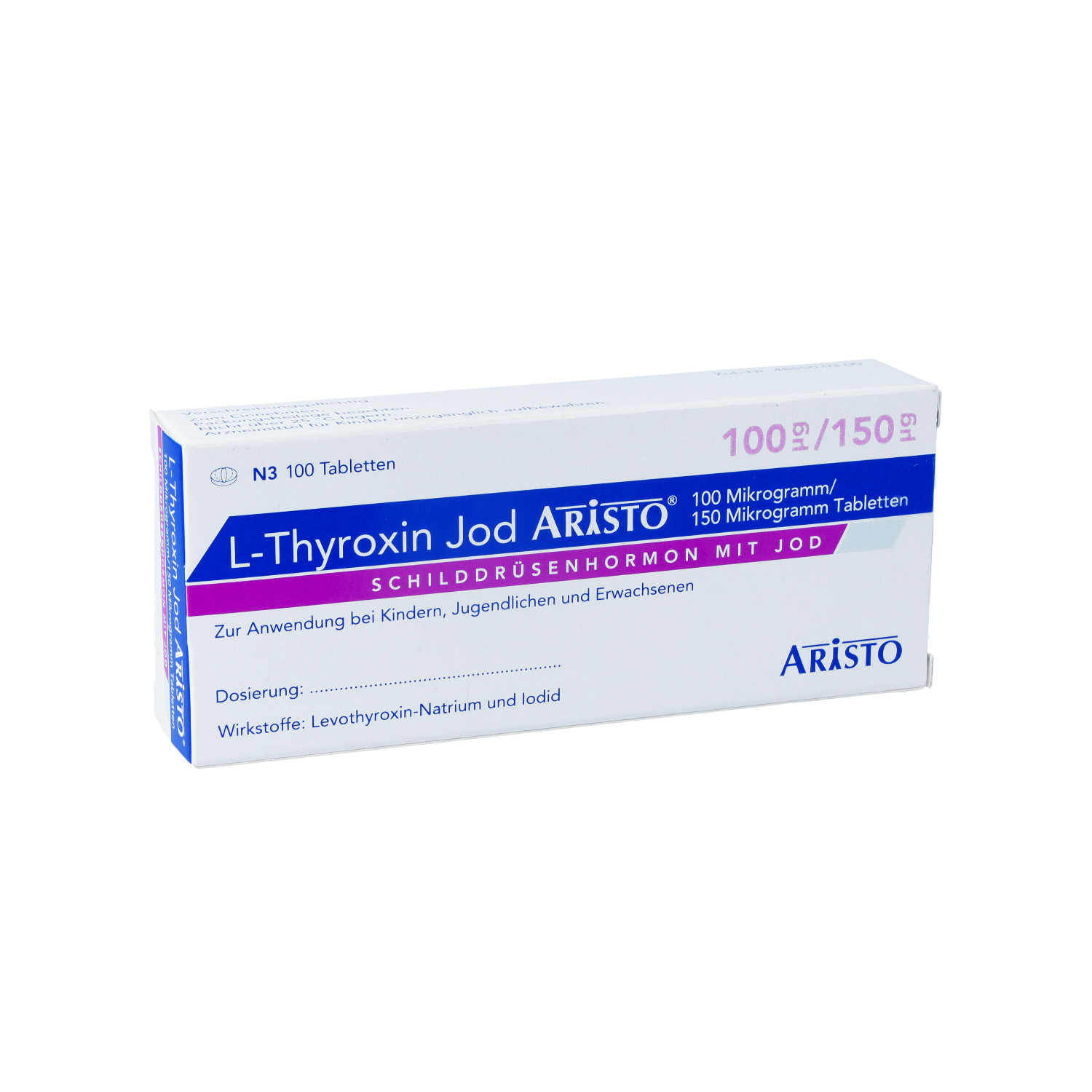 L-THYROXIN Jod Aristo 100 μg/150 μg Tabletten