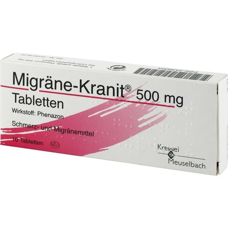 MIGRÄNE KRANIT 500 mg Tabletten