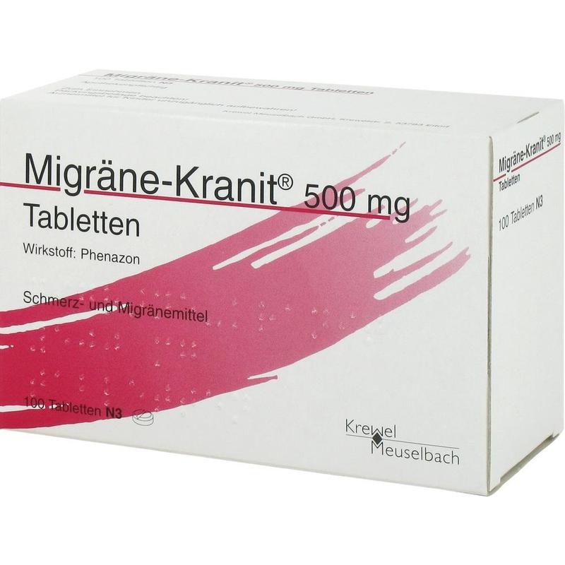 MIGRÄNE KRANIT 500 mg Tabletten