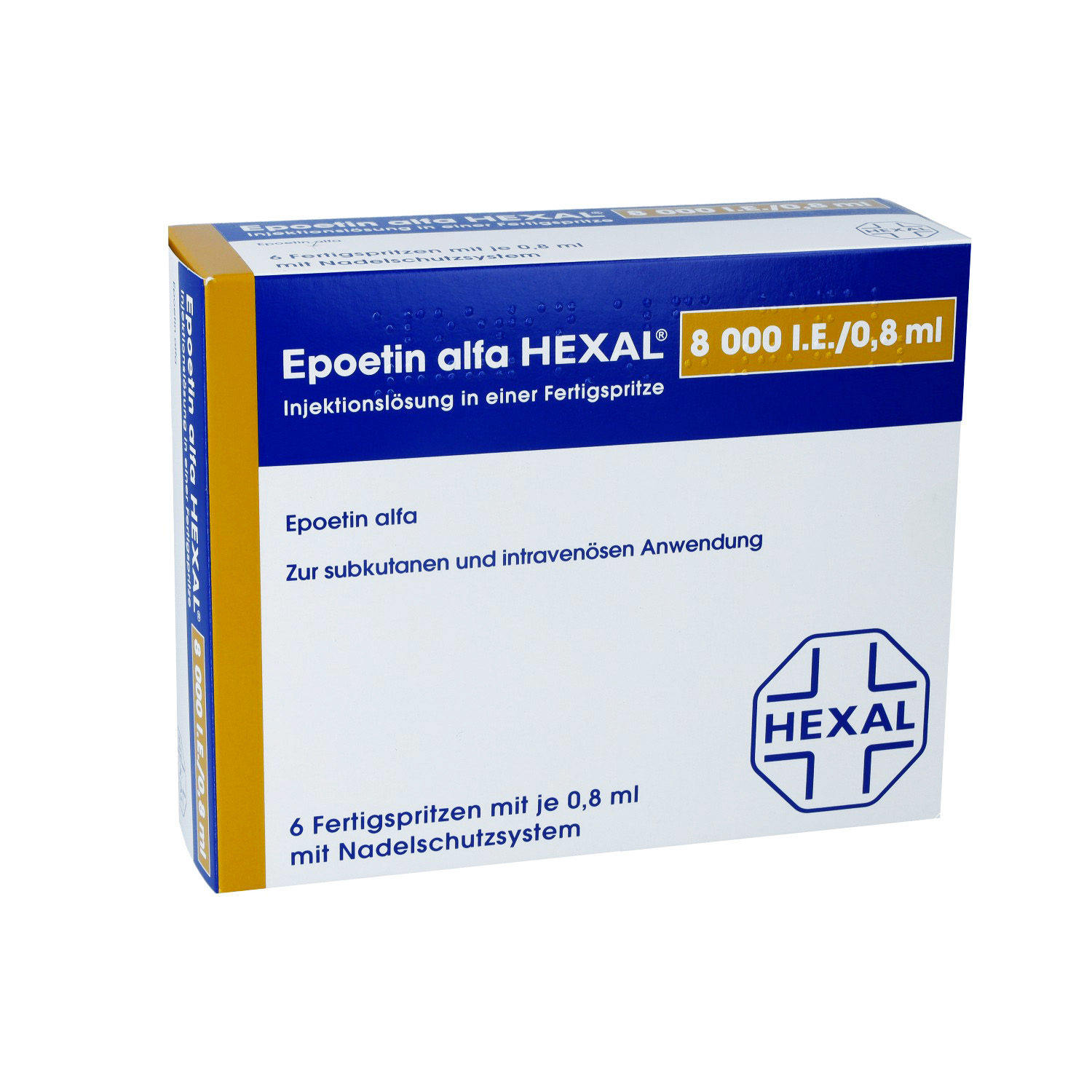 EPOETIN alfa HEXAL 8.000 I.E./0,8ml Inj.-L.F.Sp.