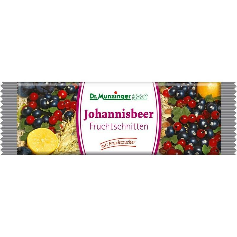 DR.MUNZINGER Fruchtschnitte Johannisbeere