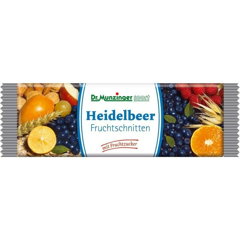 DR.MUNZINGER Fruchtschnitte Heidelbeere