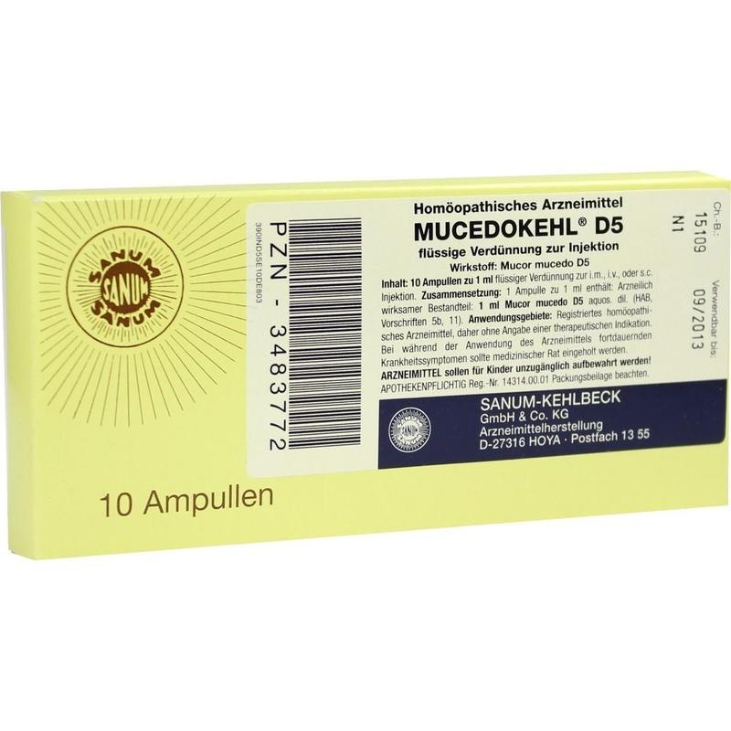 MUCEDOKEHL D 5 Ampullen
