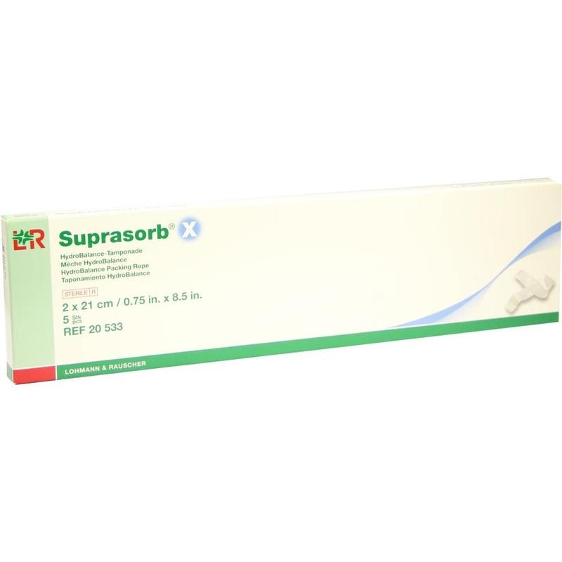 SUPRASORB X HydroBalance Tamponade 2x21 cm