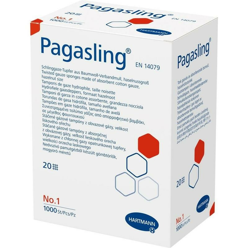 PAGASLING Mulltupfer Gr.1 haselnussgroß unsteril
