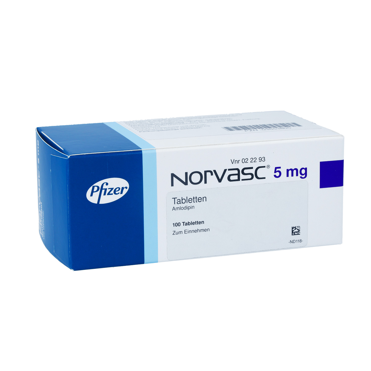 NORVASC 5 mg Tabletten