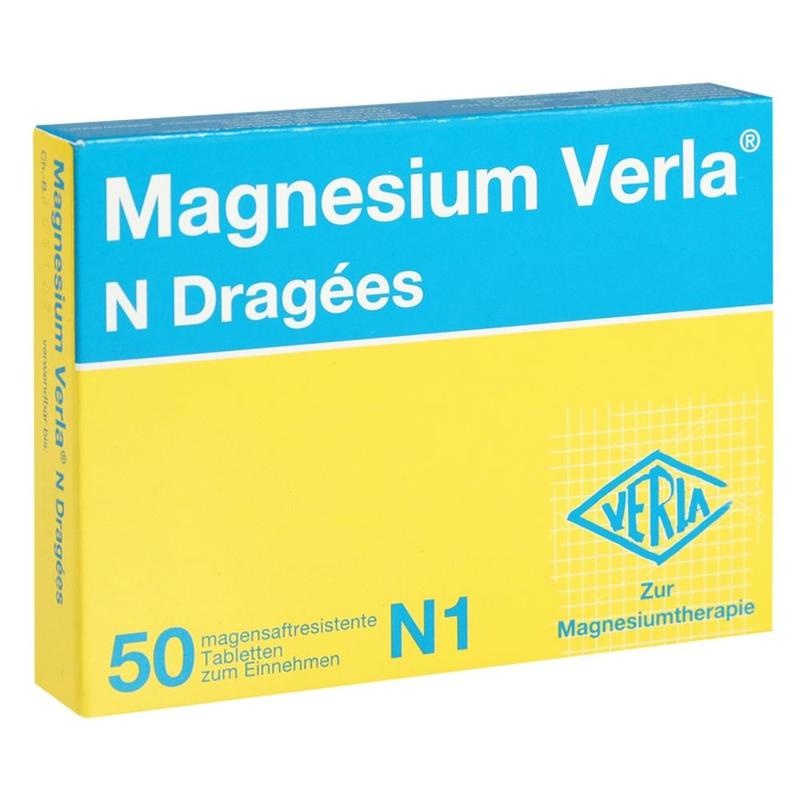 MAGNESIUM VERLA N Dragees – Bei Magnesiummangel, Wadenkrämpfen, Muskelkrämpfen & neuromuskulären Störungen