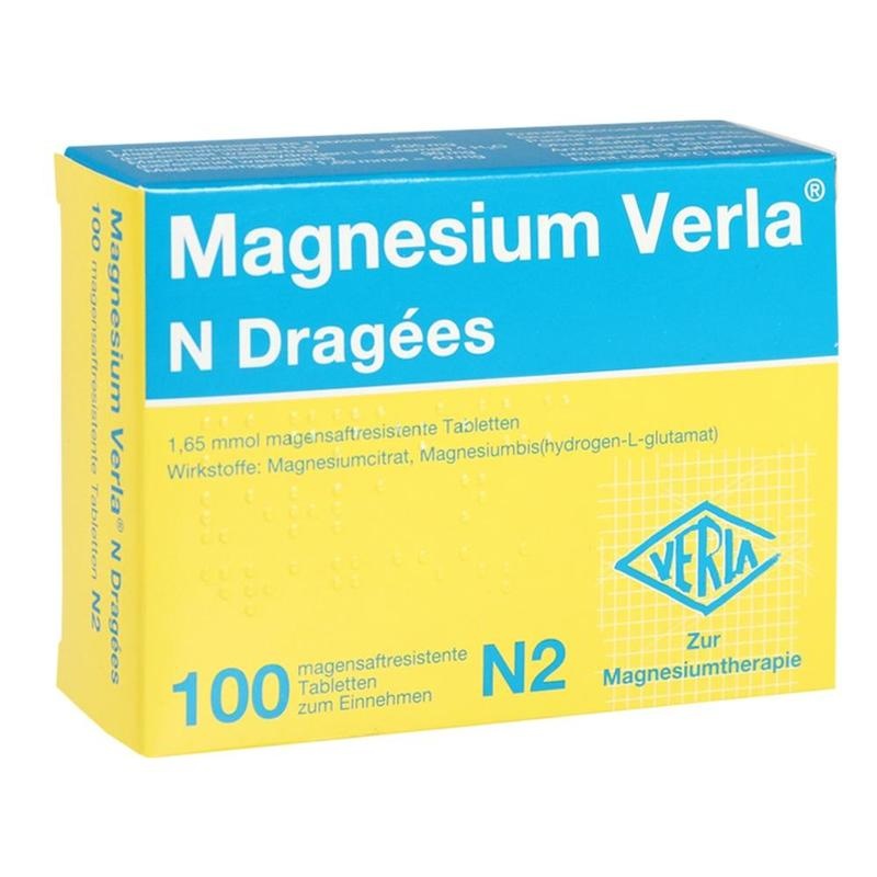MAGNESIUM VERLA N Dragees – Bei Magnesiummangel, Wadenkrämpfen, Muskelkrämpfen & neuromuskulären Störungen