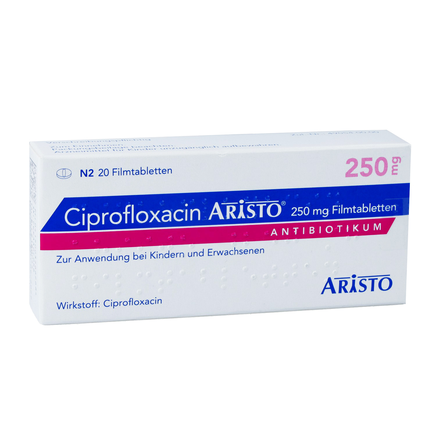 CIPROFLOXACIN Aristo 250 mg Filmtabletten