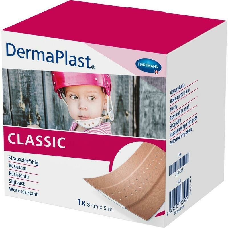 DERMAPLAST CLASSIC Wundpflaster 8 cmx5 m