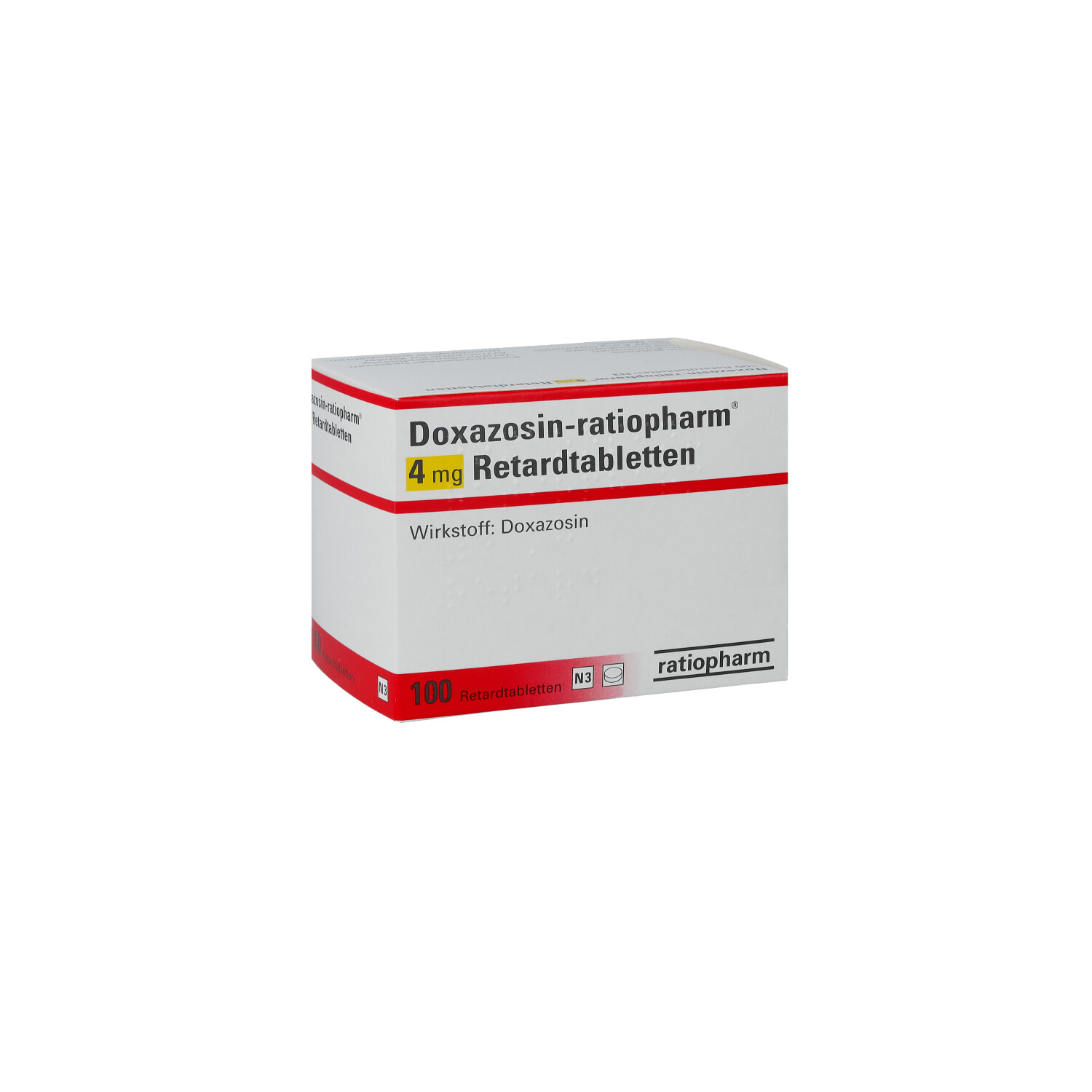 DOXAZOSIN-ratiopharm 4 mg Retardtabletten