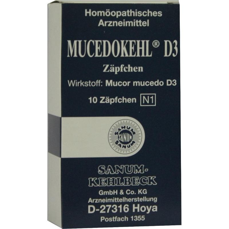 MUCEDOKEHL D 3 Zäpfchen
