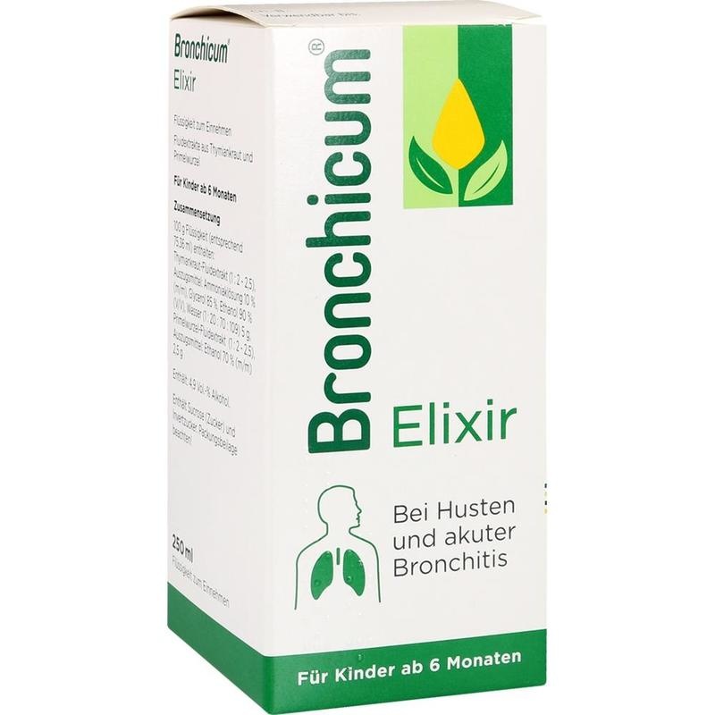 Bronchicum® Elixir bei akuter Bronchitis, verschleimtem Husten & festsitzendem Schleim