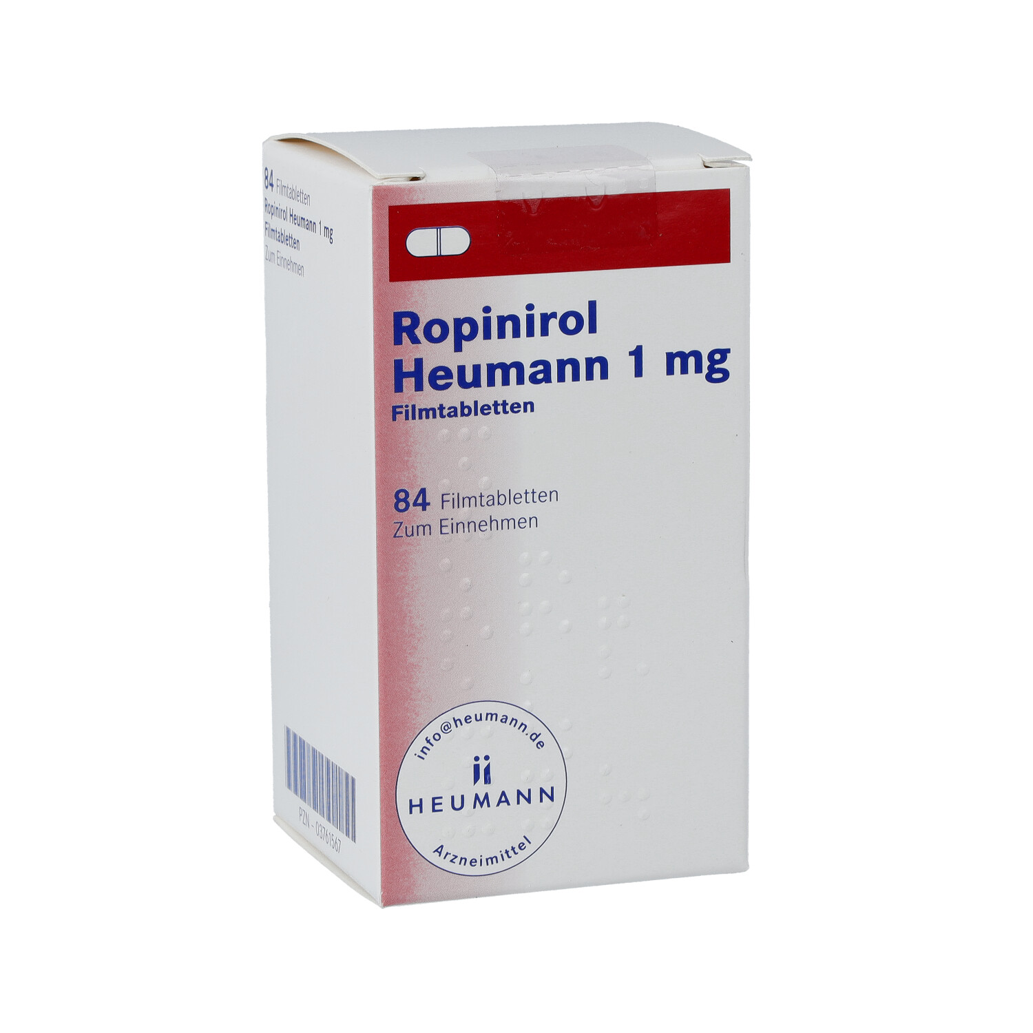 ROPINIROL Heumann 1 mg Filmtabletten