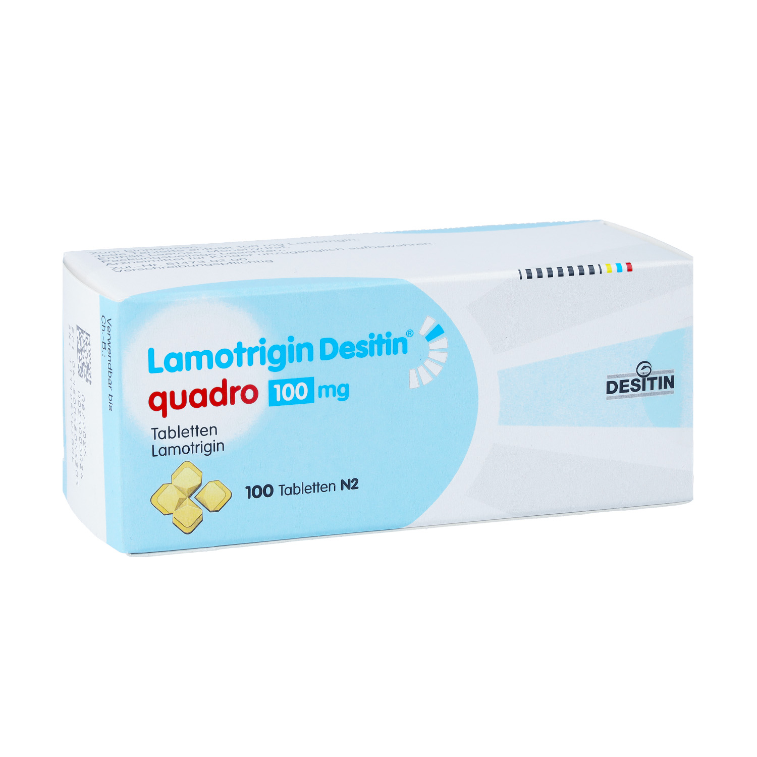 LAMOTRIGIN Desitin Quadro 100 mg Tabletten