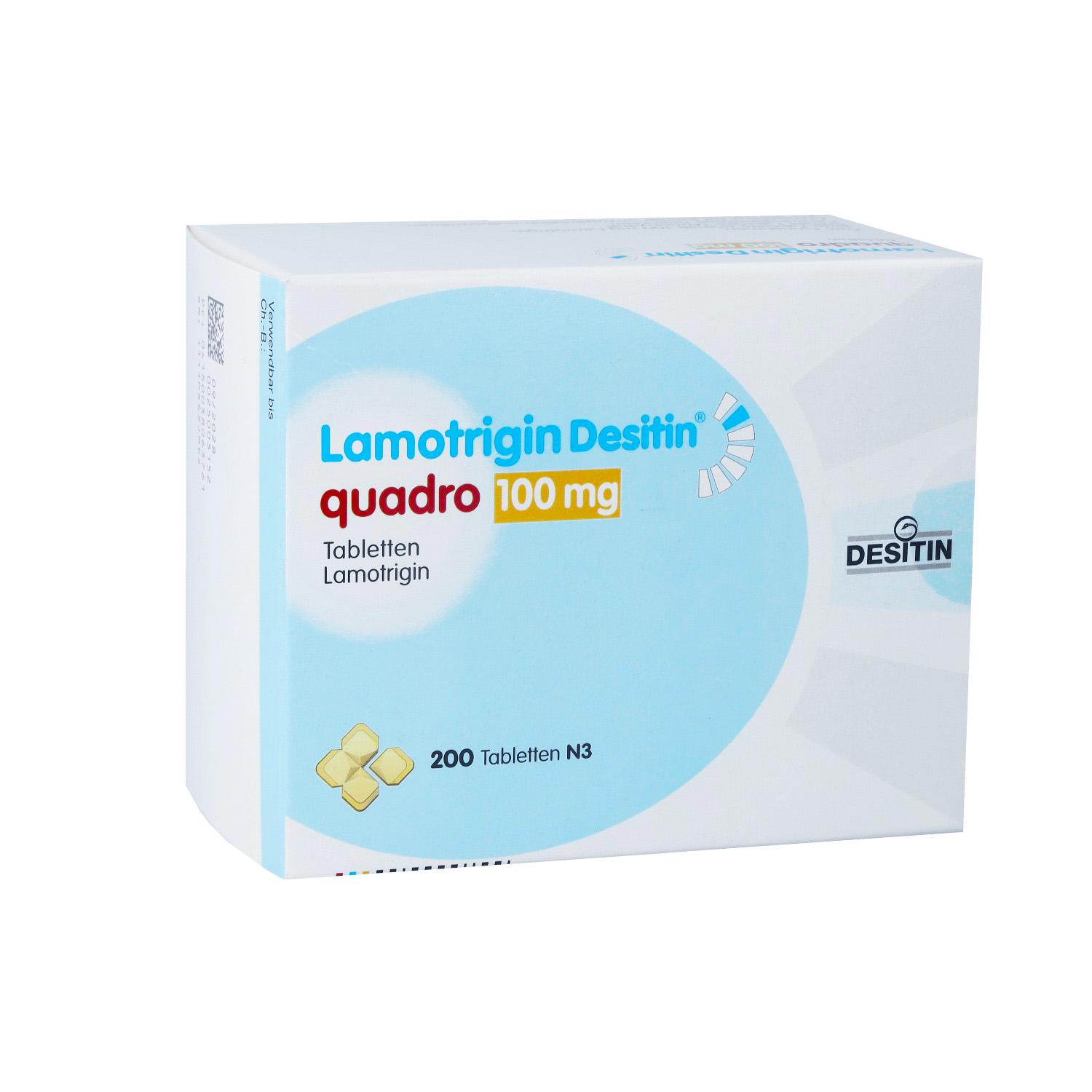 LAMOTRIGIN Desitin Quadro 100 mg Tabletten