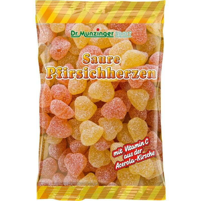 DR.MUNZINGER saure Pfirsichherzen mit Vitamin C