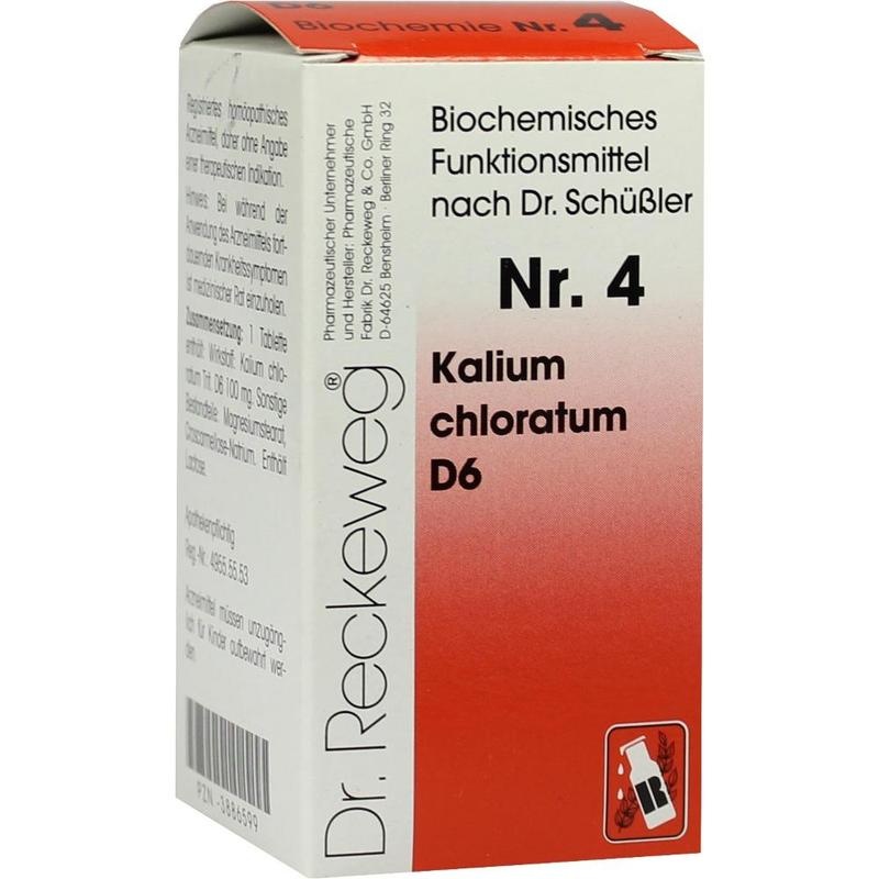 BIOCHEMIE 4 Kalium chloratum D 6 Tabletten