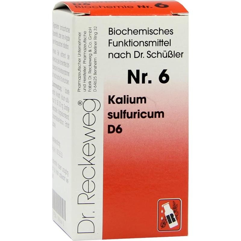 BIOCHEMIE 6 Kalium sulfuricum D 6 Tabletten