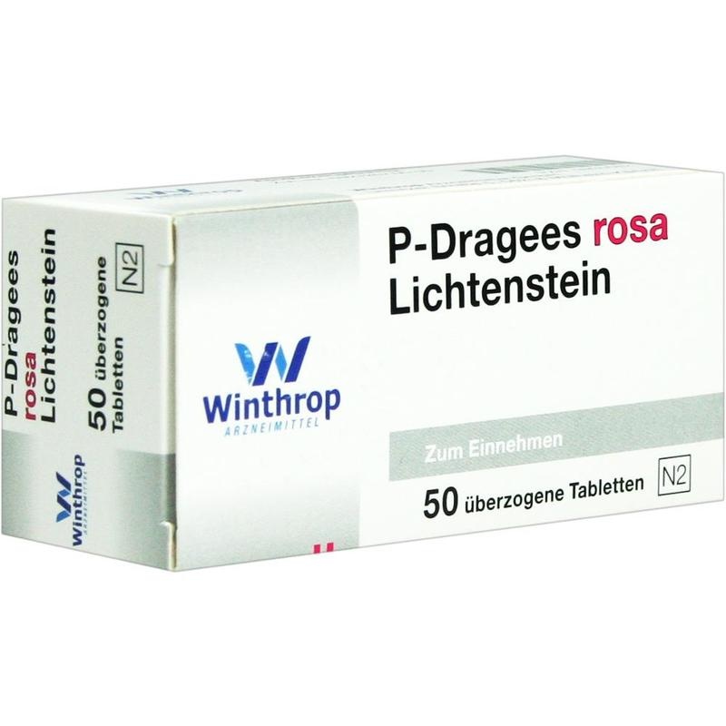 P DRAGEES rosa