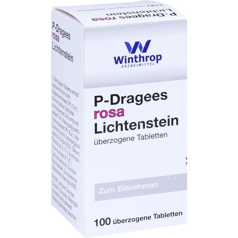 P DRAGEES rosa