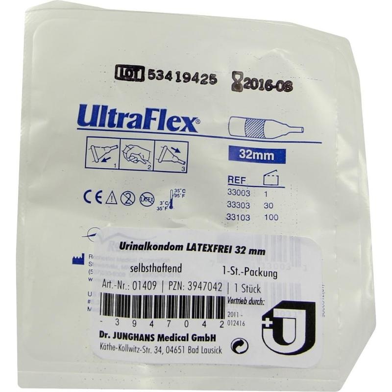 URINALKONDOM 32 mm latexfrei selbsthaftend